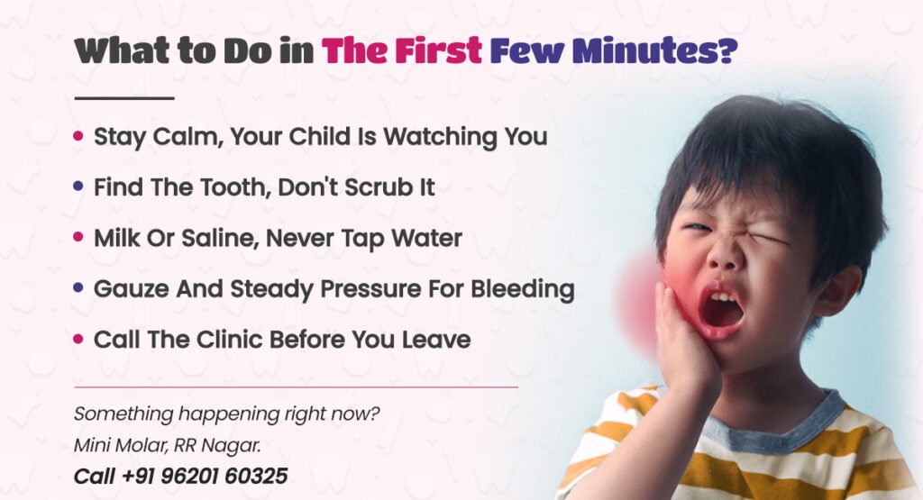 what to do in the first few minutes